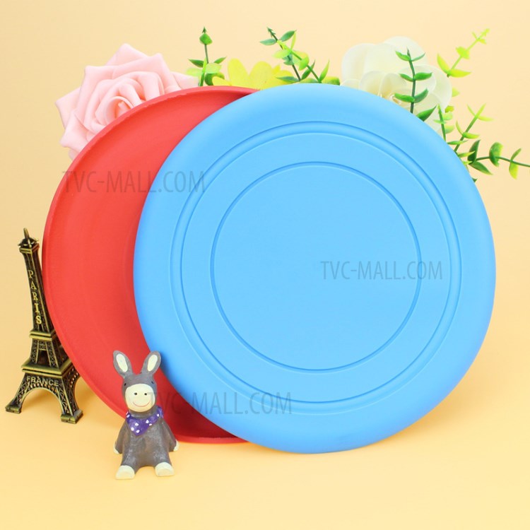 Pet Frisbee Silicone Flying Disc Outdoor Playing Flying Saucer Game Flying Disk - Random Color-2