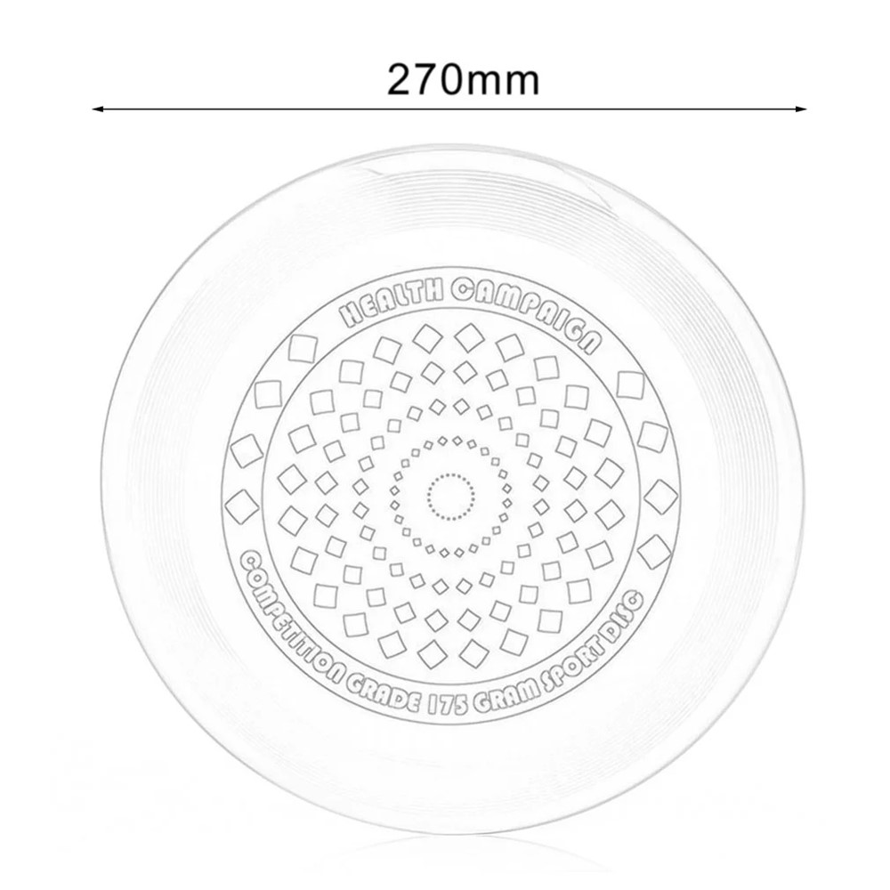 Tenacity Flying Disc Outdoor Playing Flying Saucer Game Flying Disk Competition 27cm - Random Color-5
