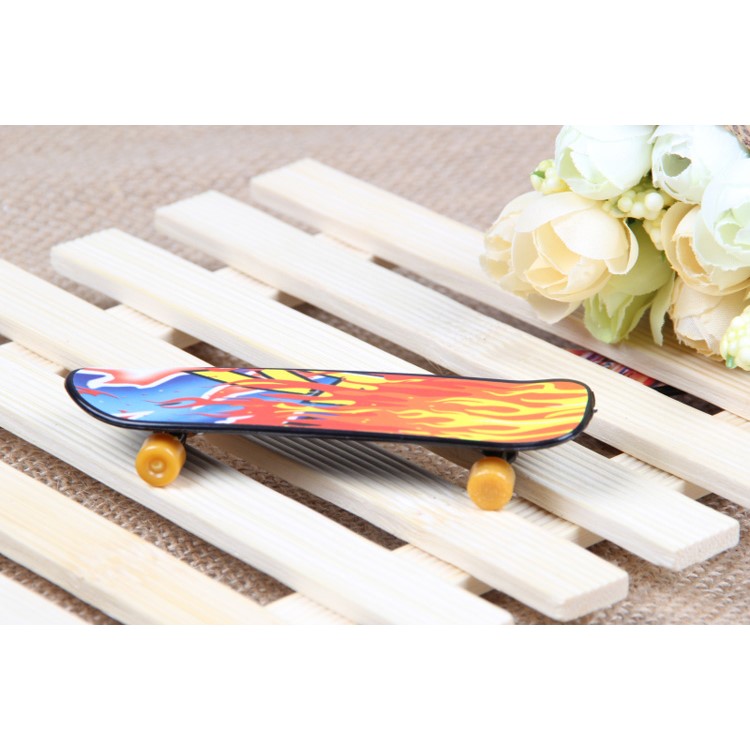 10Pcs/lot Mini Finger Skateboard Alloy Stents Finger Skate Boarding-11