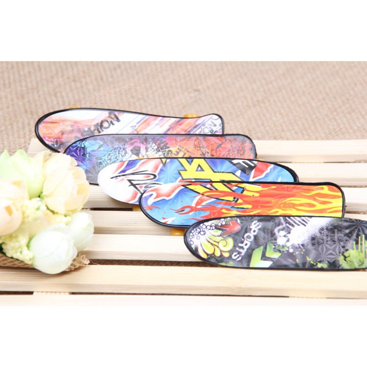 10Pcs/lot Mini Finger Skateboard Alloy Stents Finger Skate Boarding-5