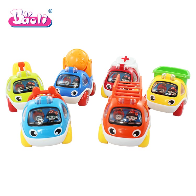6PCS/Lot BAOLI Fun and Educational Vehicle Set Car Toys-1