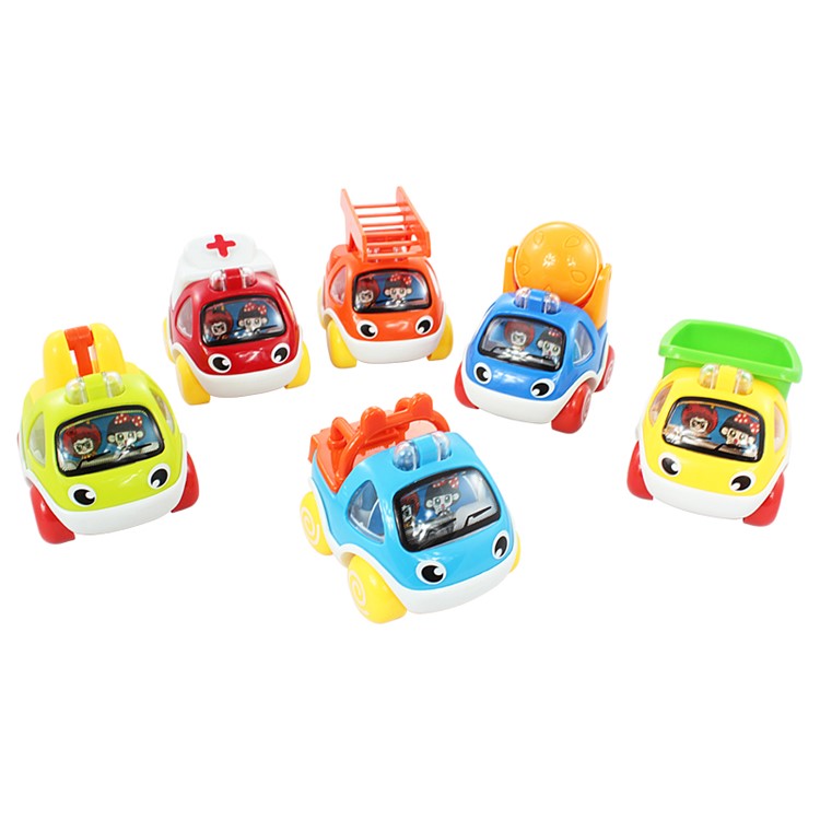 6PCS/Lot BAOLI Fun and Educational Vehicle Set Car Toys-3