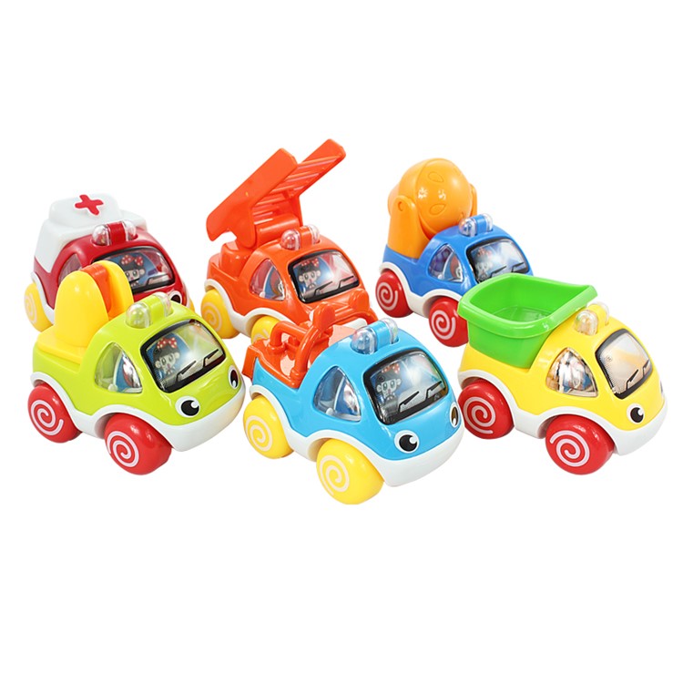 6PCS/Lot BAOLI Fun and Educational Vehicle Set Car Toys-4