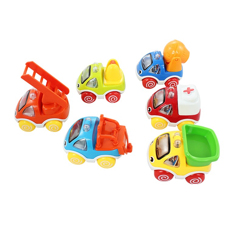 6PCS/Lot BAOLI Fun and Educational Vehicle Set Car Toys-5