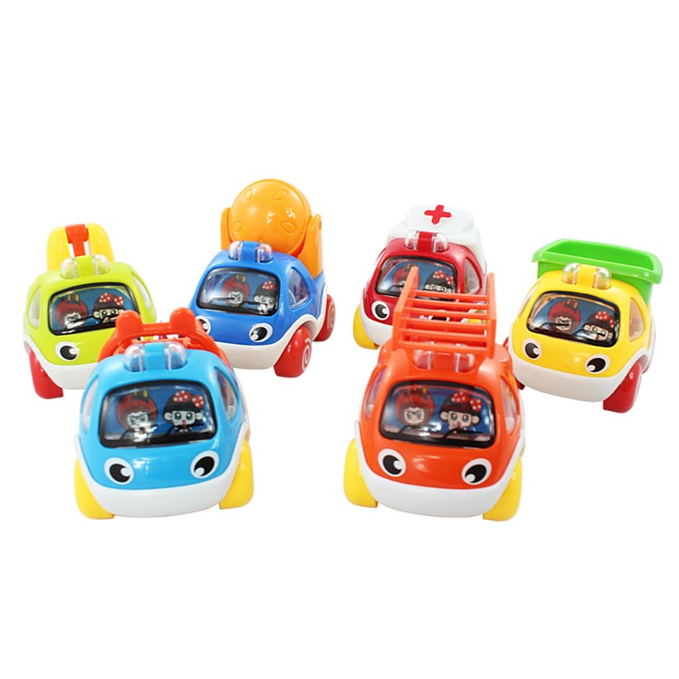 6PCS/Lot BAOLI Fun and Educational Vehicle Set Car Toys-7