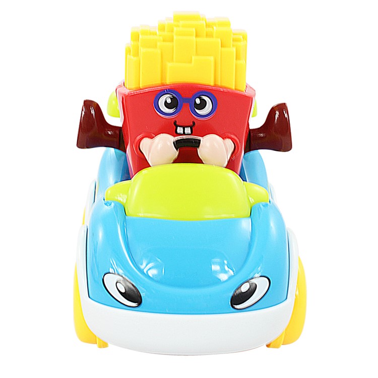 4PCS/Lot Cute Dining Car Push & Play Vehicles Car Toys-9