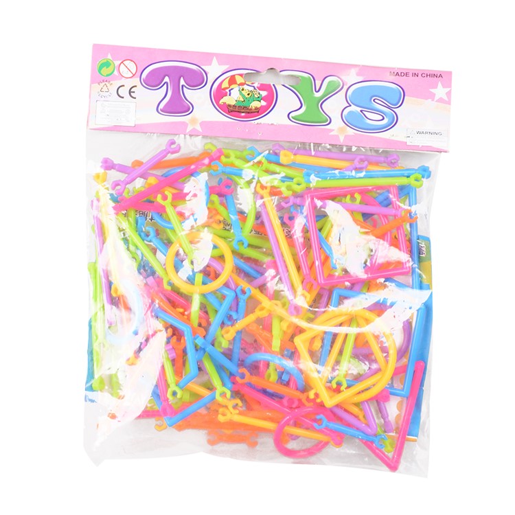 Children Intellectual Development Geometric Building Rod Blocks Kids Educational Toy-5