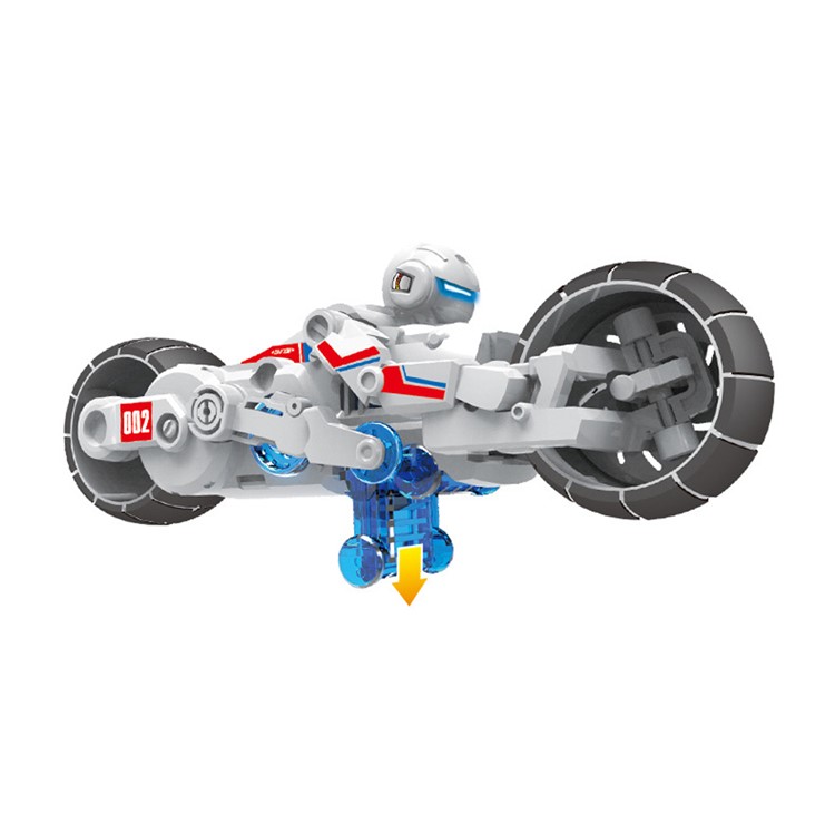 MG001-1 Saltwater Powered DIY Motorcycle Educational Toy Kit for Children-4