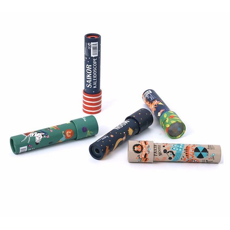 MIDEER Classic Paper Kaleidoscope Children Kids Toy - Navy-2
