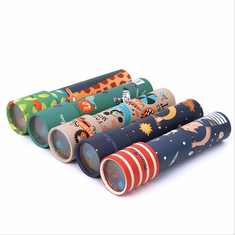 MIDEER Classic Paper Kaleidoscope Children Kids Toy - Navy-3