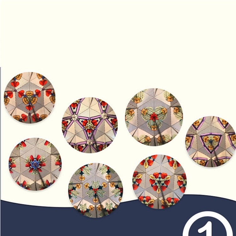 MIDEER Classic Paper Kaleidoscope Children Kids Toy - Navy-5