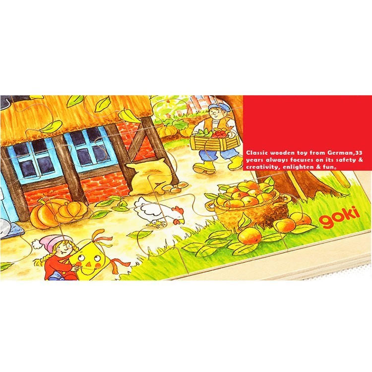 GOKI 96 Pieces Wooden Puzzle Educational Toys for Kids - Pirate Ship-3