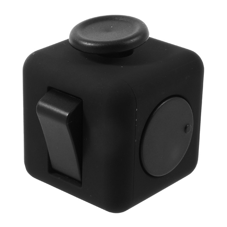 Fidget Cube Relieves Stress And Anxiety for Children and Adults - Black-2