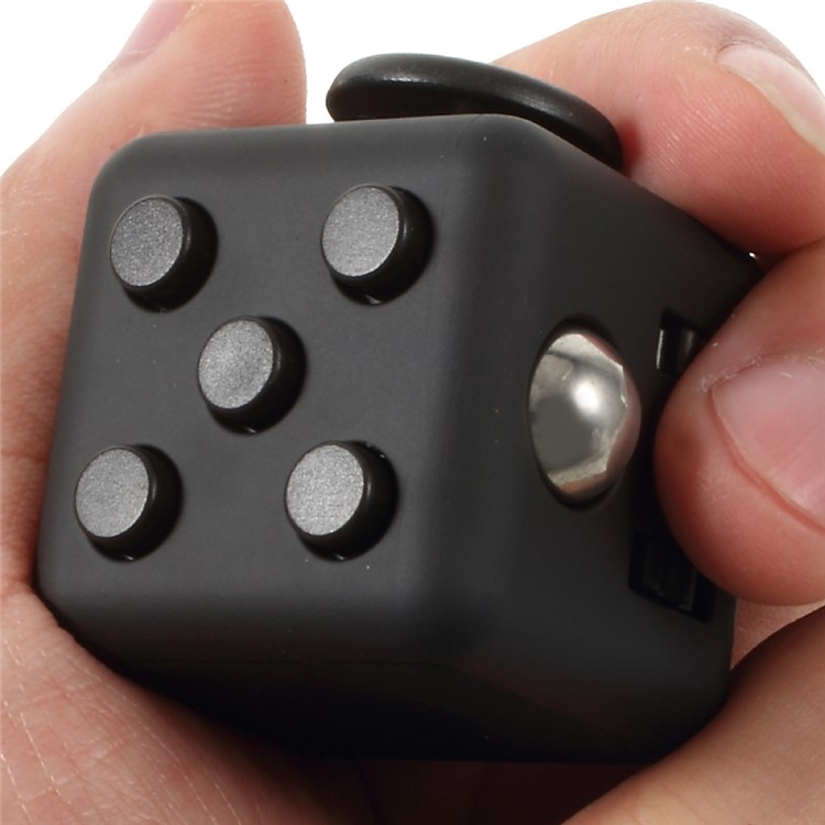 Fidget Cube Relieves Stress And Anxiety for Children and Adults - Black-3