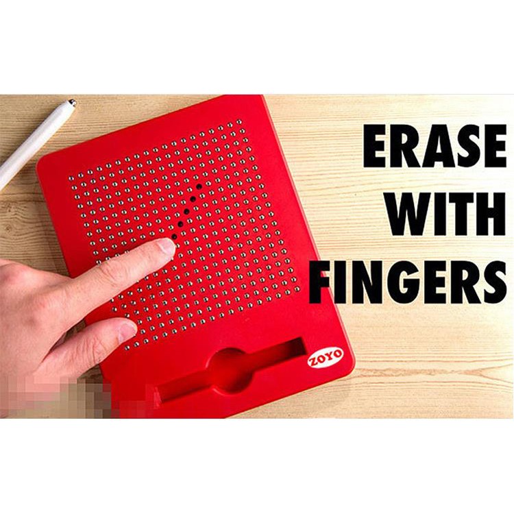 Free Drawing Board Magnet Pad Learning Toy with 19 x 19 Lattice 361pcs Magnet Balls - Black-4