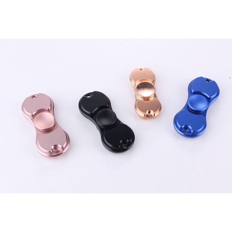 Fidget Hand Spinner EDC Finger Spin Toy for ADHD Autism - Black-5