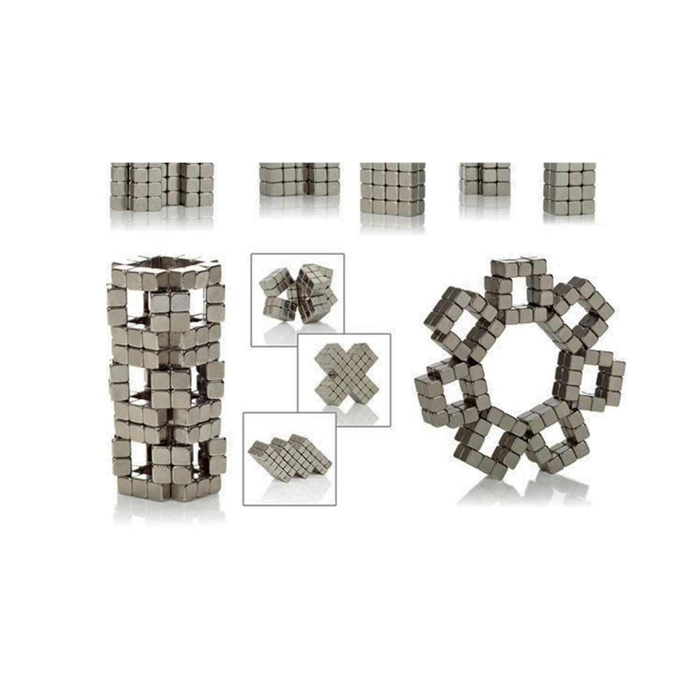 216Pcs 5mm Magnetic Cubes Squares Magic DIY Puzzle Educational Toy-3