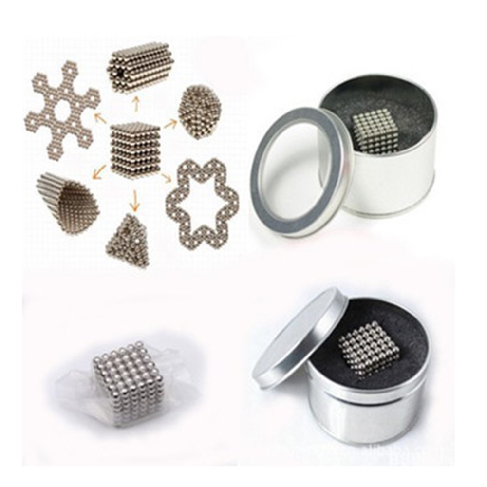 216 Pieces Bucky Balls 5mm Magnetic DIY Puzzle Balls Toy for Children Early Education - Black-5