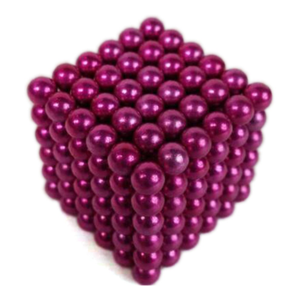 216 Pieces 5mm Magnetic Bucky Balls DIY Puzzle Toy for Children Early Education - Rose-1