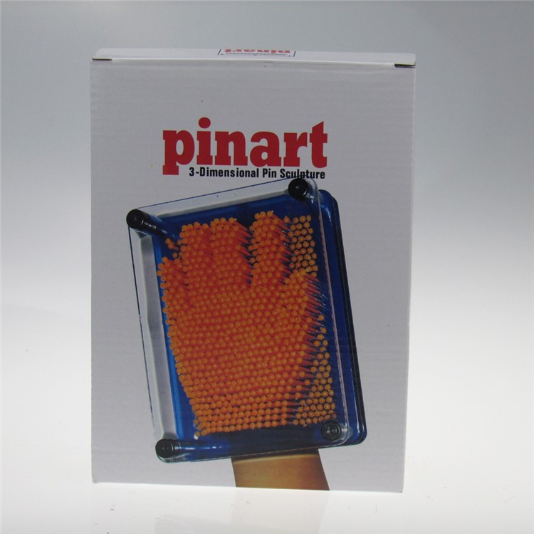 3-Dimensional Pin Art Board for Sculptures DIY Plastic Toy, Size: 126 x 95 x 57mm - Red-5