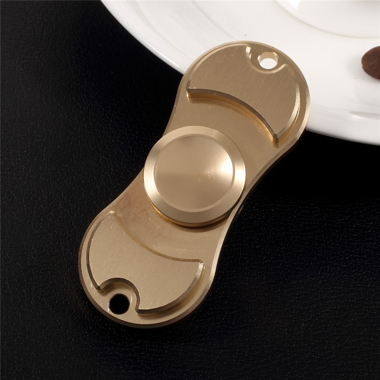 High Speed Aluminum Alloy Fidget Spinner Toy Stress and Anxiety Relief Toy - Gold Color-5