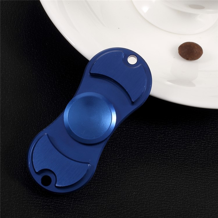 Hand Spinners Aluminum Alloy Fidget Spinner Stress and Anxiety Relief Toy - Blue-4