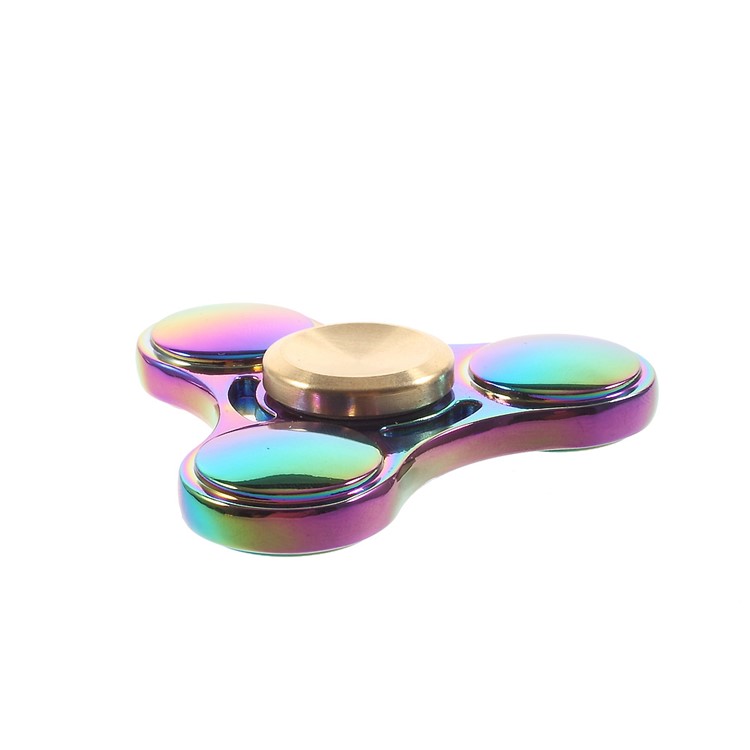 UFO EDC Metal Hand Spinner Fidget Toy Titanium Alloy Hand Spinner - Multi-color-3