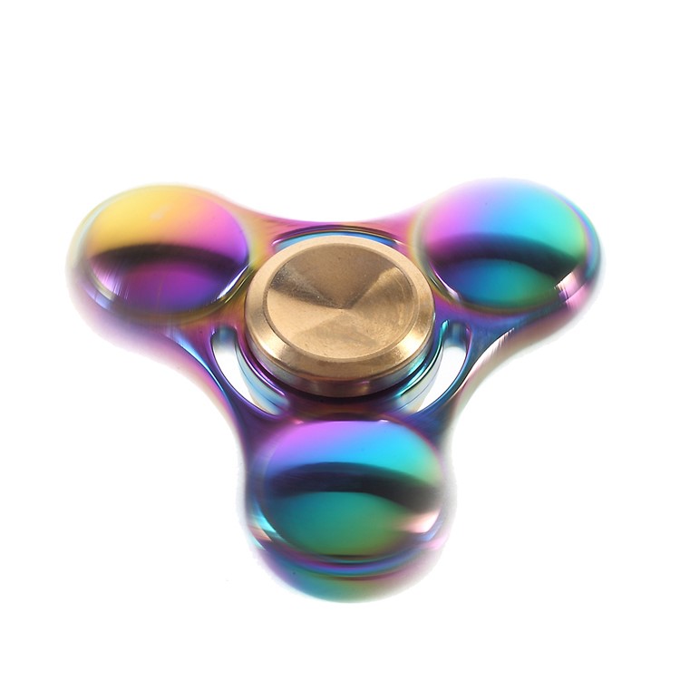 UFO EDC Metal Hand Spinner Fidget Toy Titanium Alloy Hand Spinner - Multi-color-5