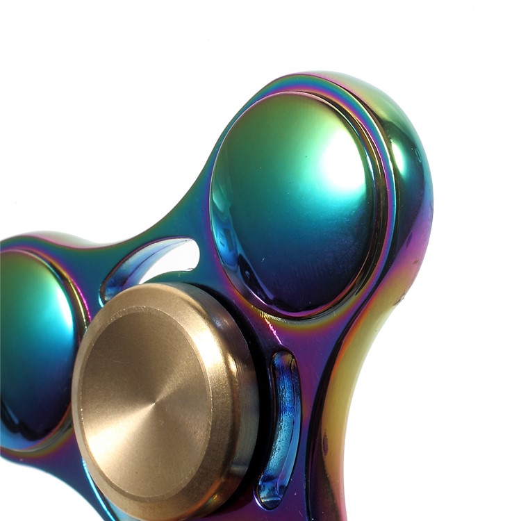 UFO EDC Metal Hand Spinner Fidget Toy Titanium Alloy Hand Spinner - Multi-color-8