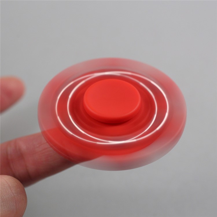 Small Metal Balls Hand Spinner Fidget Hexagon Fingertip Gyroscope EDC Toy - Red-8