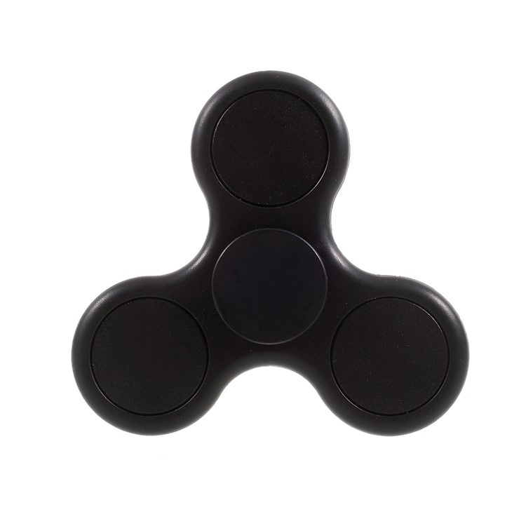 EDC Tri-fidget Spinner Spinning Finger Toy Stress Reducer - Black-3