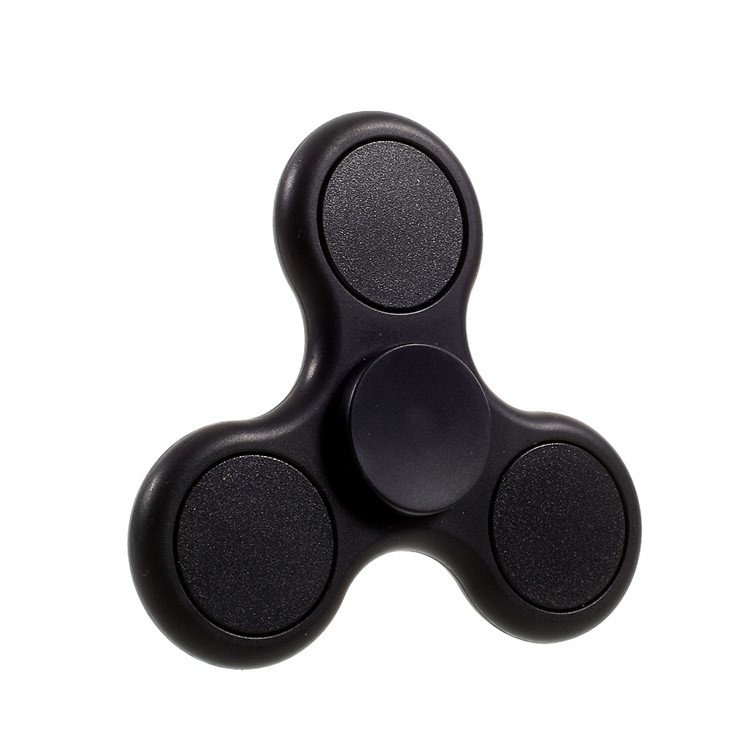 EDC Tri-fidget Spinner Spinning Finger Toy Stress Reducer - Black-5