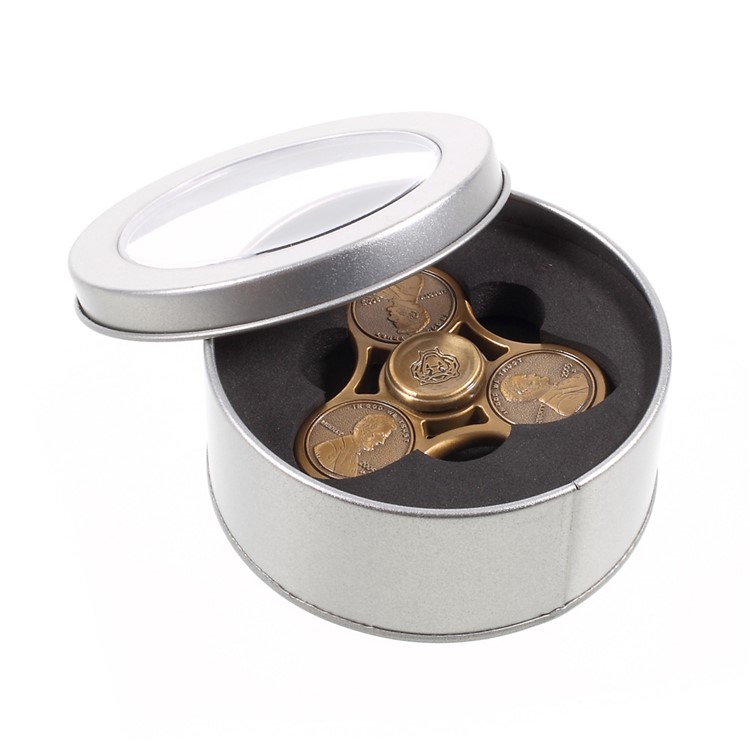 US Cent Pattern Fast Bearing Tri-Spinner Fidget EDC Focus Toy Relieve ADHD Anxiety-10