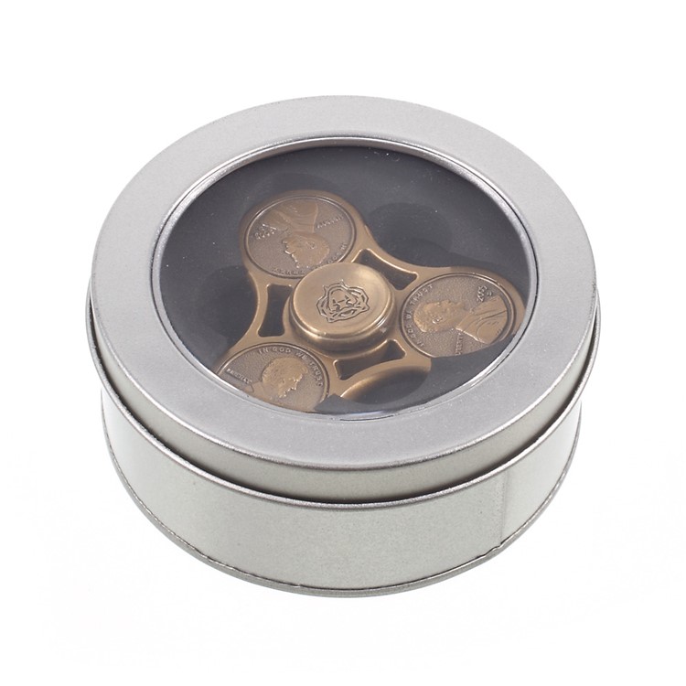 US Cent Pattern Fast Bearing Tri-Spinner Fidget EDC Focus Toy Relieve ADHD Anxiety-11