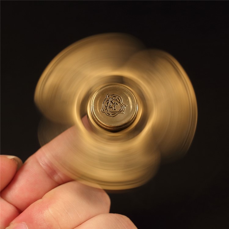 US Cent Pattern Fast Bearing Tri-Spinner Fidget EDC Focus Toy Relieve ADHD Anxiety-4