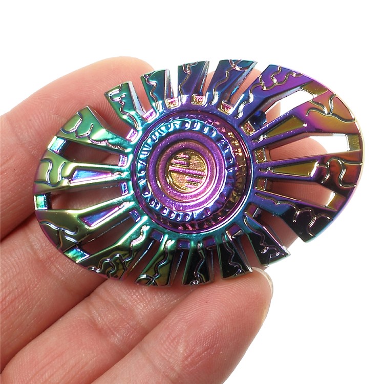 Colorized Butterflyfish Pattern Fidget Spinner Hand Spinner Metal EDC Toy Stress and Anxiety Relief Toy-5