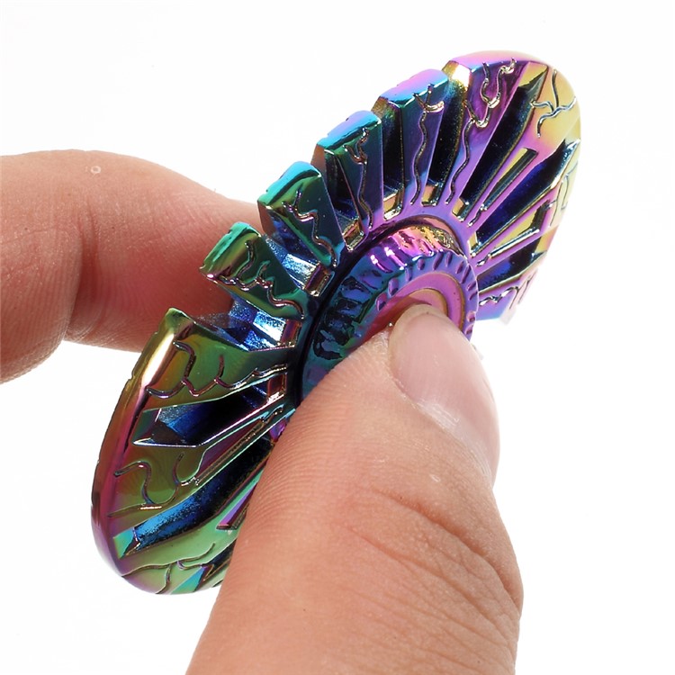 Colorized Butterflyfish Pattern Fidget Spinner Hand Spinner Metal EDC Toy Stress and Anxiety Relief Toy-7