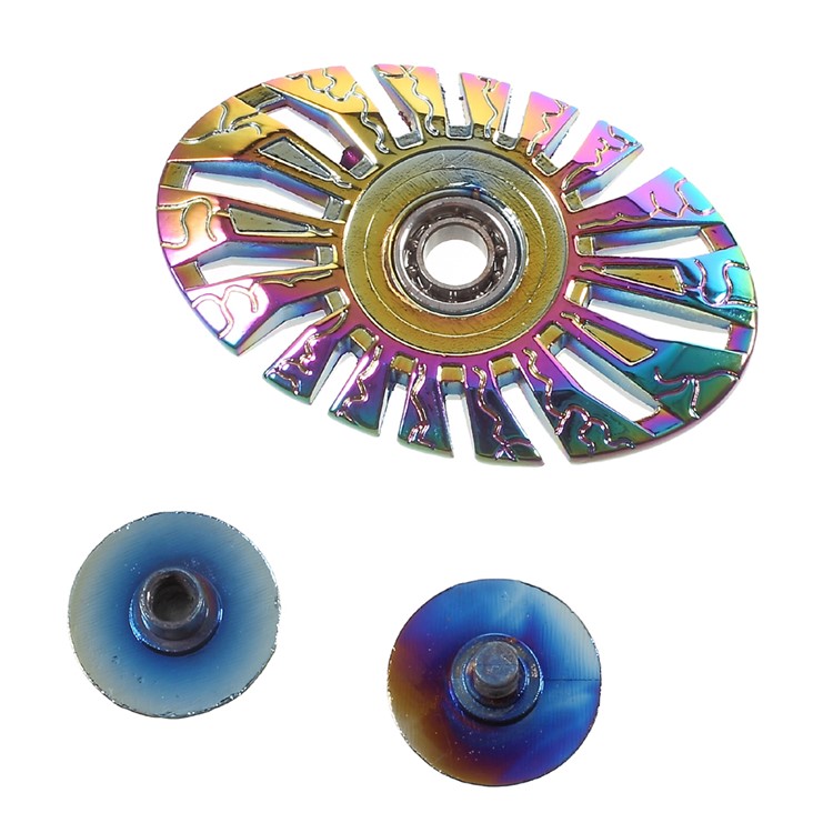 Colorized Butterflyfish Pattern Fidget Spinner Hand Spinner Metal EDC Toy Stress and Anxiety Relief Toy-8