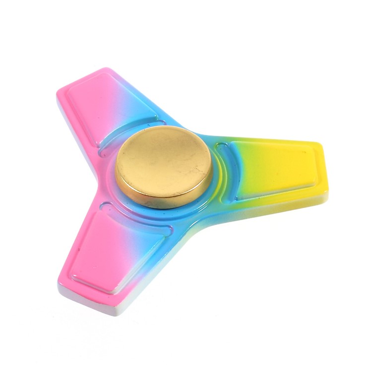 Tri-color EDC Triangle Fidget Spinner Spinning Finger EDC Focus Toy-2