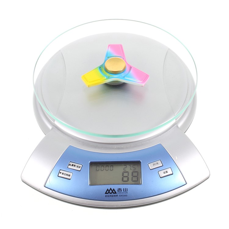Tri-color EDC Triangle Fidget Spinner Spinning Finger EDC Focus Toy-7