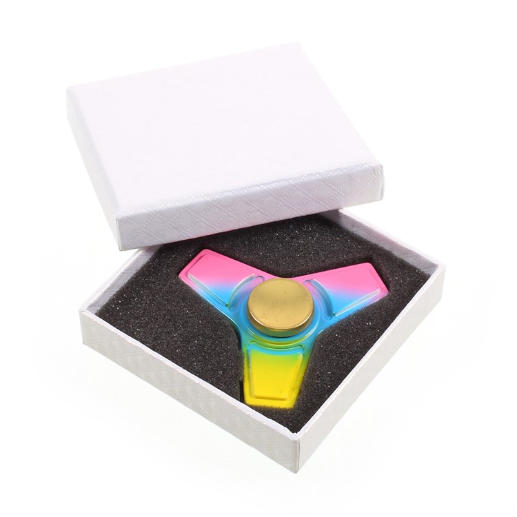 Tri-color EDC Triangle Fidget Spinner Spinning Finger EDC Focus Toy-9
