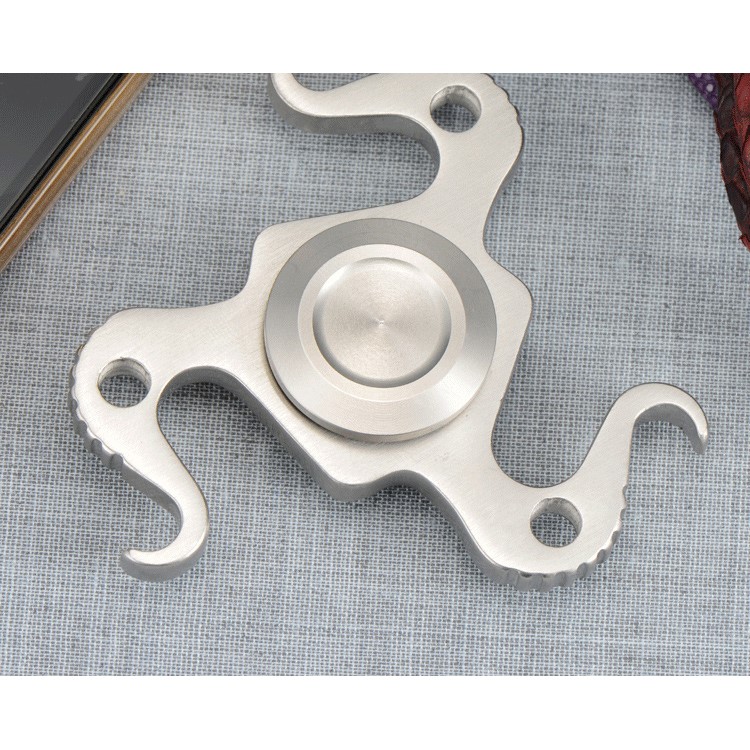 XOSOY Bottle Opener Design Tri Fidget Spinner Hand Finger Toy Relieve Anxiety and Boredom-7