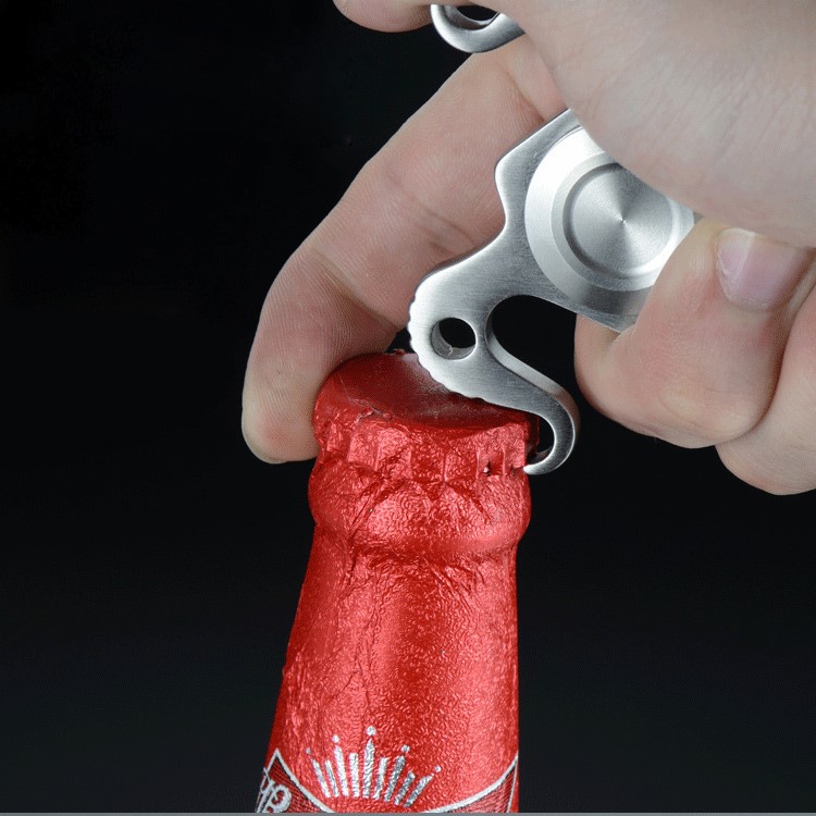 XOSOY Bottle Opener Design Tri Fidget Spinner Hand Finger Toy Relieve Anxiety and Boredom-8