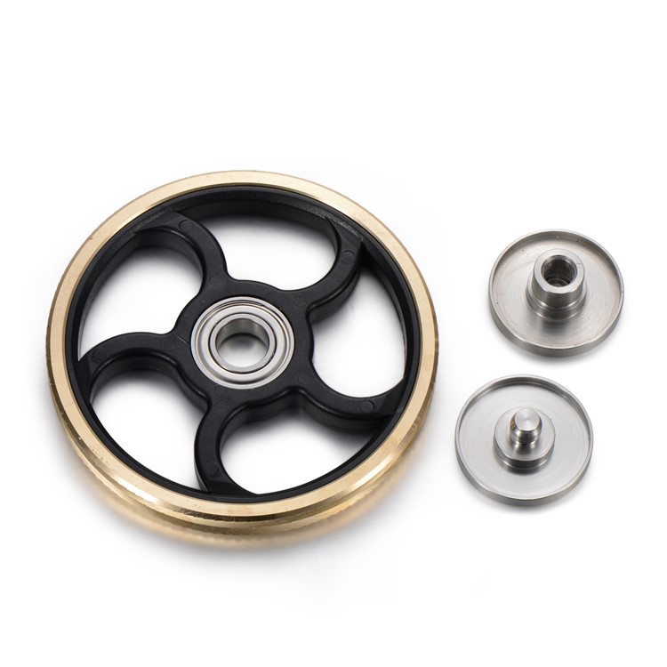 XOSOY Textured Wheel Shape Fidget Hand Spinner EDC ADHD Focus Toy Stress Reducer-10