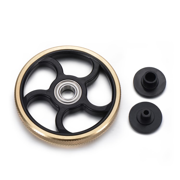 XOSOY Textured Wheel Shape Fidget Hand Spinner EDC ADHD Focus Toy Stress Reducer-9