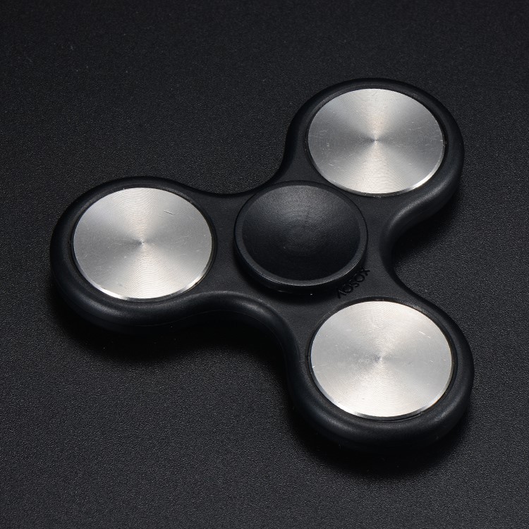 2PCS/Lot XOSOY Tri Fidget Spinner Metal Finger Hand Toy Stress Reducer-7
