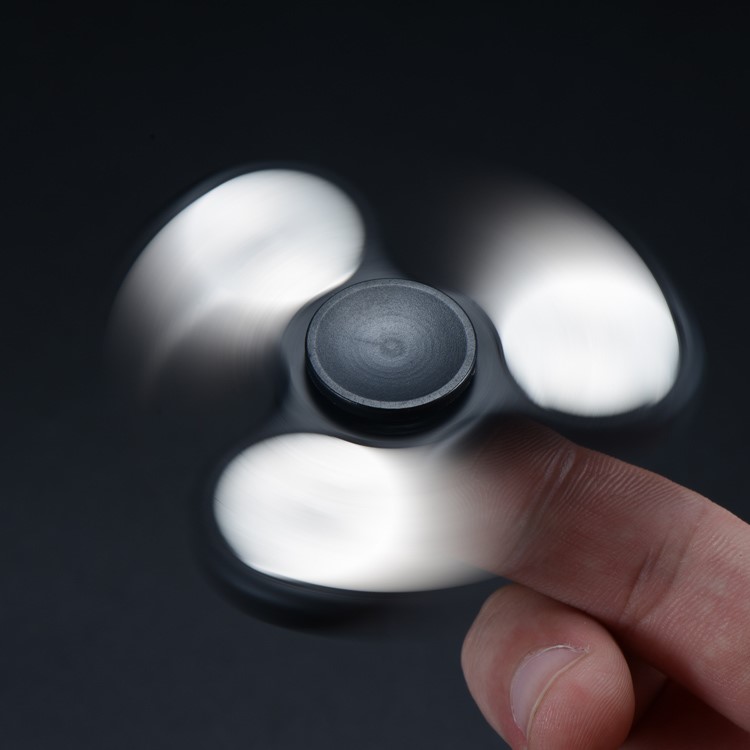 2PCS/Lot XOSOY Tri Fidget Spinner Metal Finger Hand Toy Stress Reducer-9
