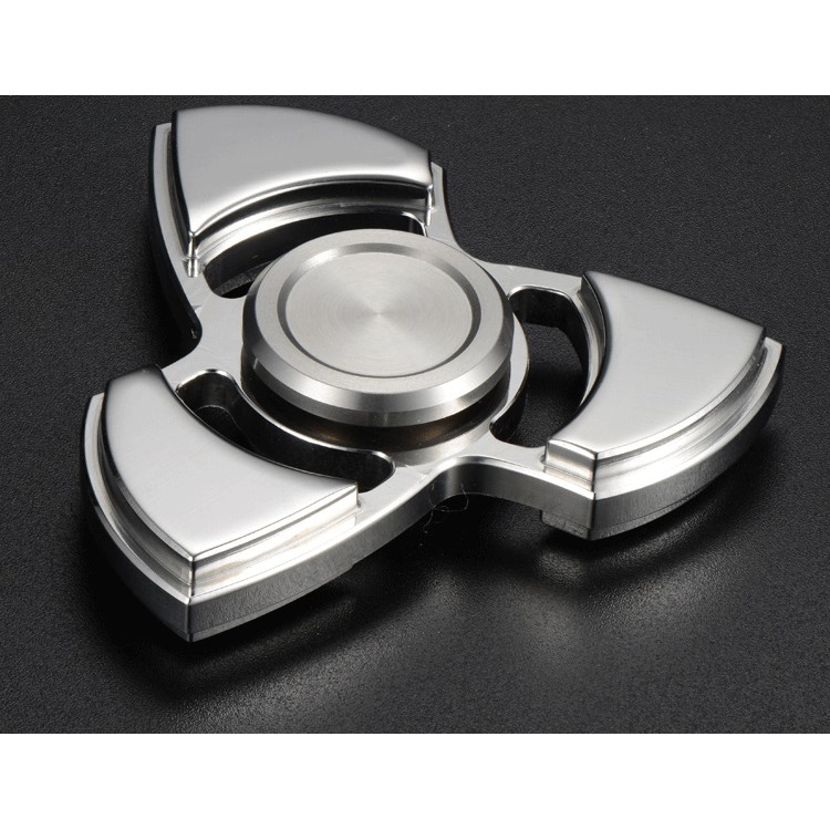 XOSOY Tri Fidget Spinner Stainless Steel Finger Toy Stress Reducer Relieve Anxiety and Boredom-3