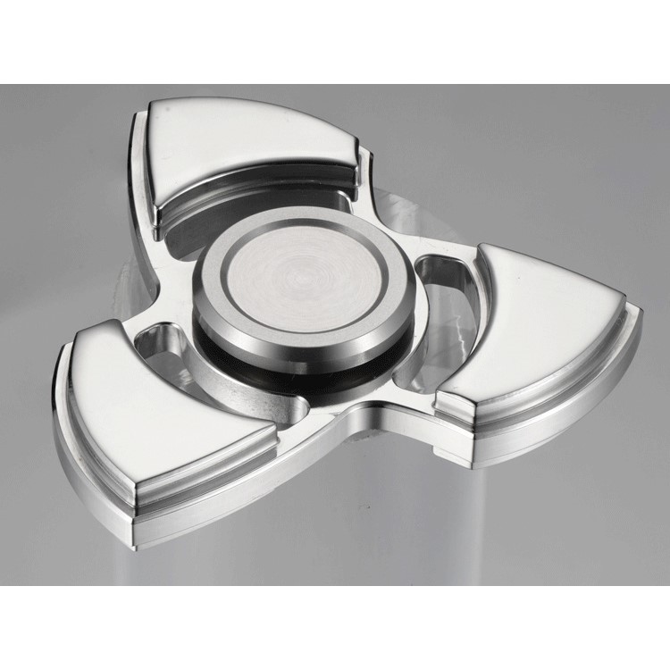 XOSOY Tri Fidget Spinner Stainless Steel Finger Toy Stress Reducer Relieve Anxiety and Boredom-7