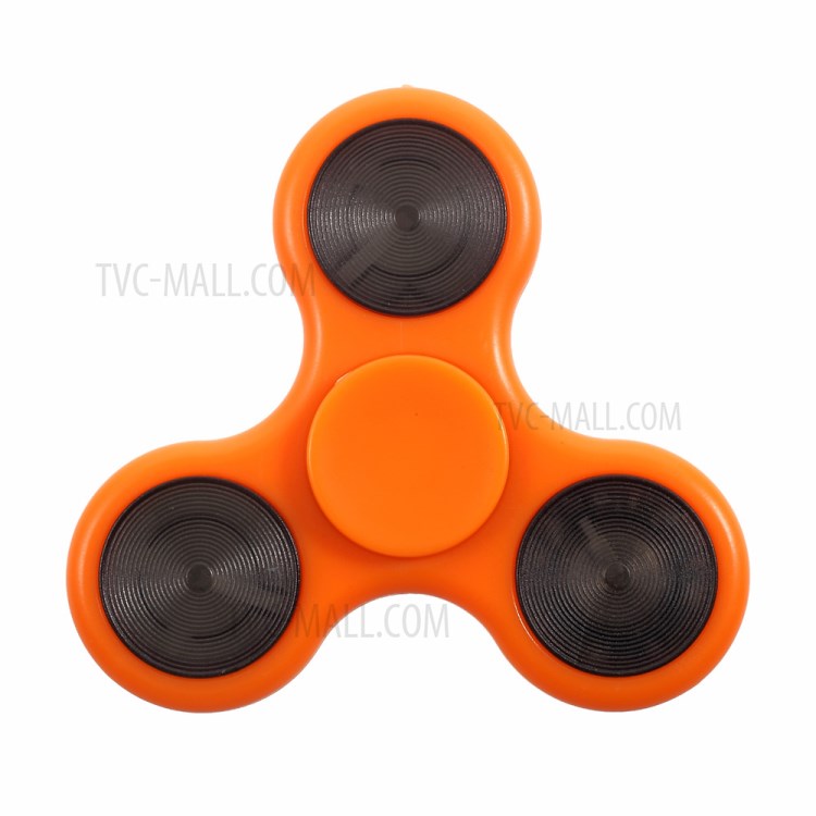 Smart LED Light Tri-Spinner Fidget High Speed Bearing Hand Spinner - Orange-5